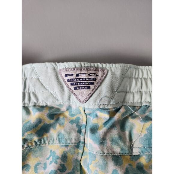 Columbia PFG Tidal Sands Shorts Women’s Size Large Blue Stretch - Picture 4 of 9